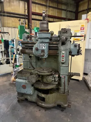 Fellows #65A3, Vertical Gear Shaper, 18" max. pitch diameter, 3" face width, 3" stroke, 5-7/8" bore through - Image 1