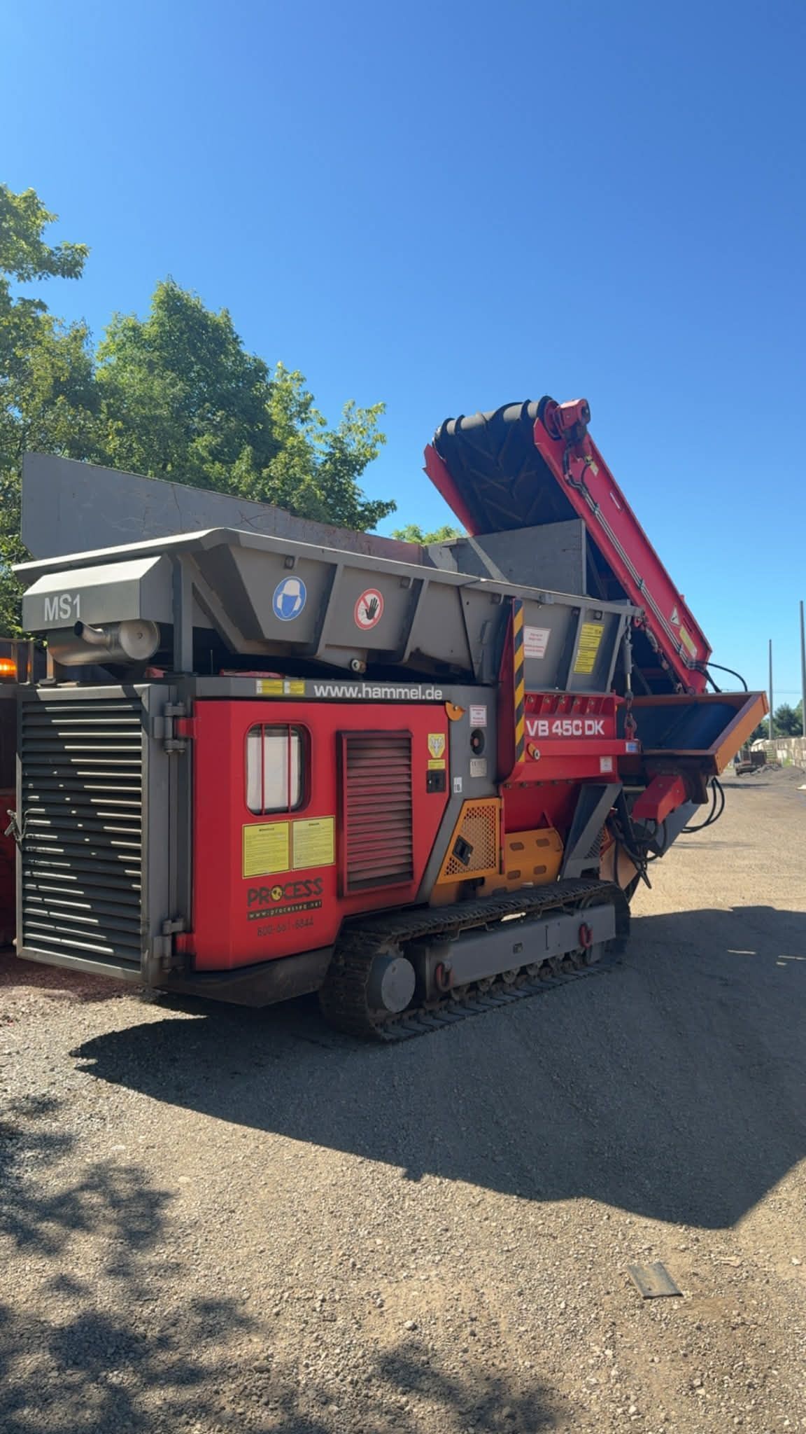Hammel #VB-450DK, Track-Mounted Dual Shaft Shredder, diesel engine, 175 hours, 2020 - Image 2
