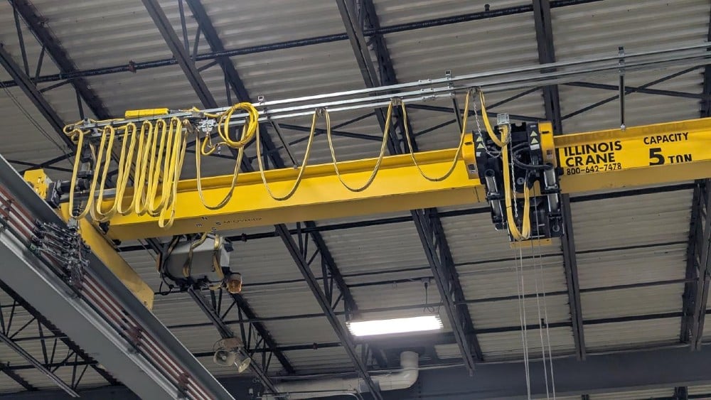 5 Ton, R & M, 31' Span, 20' Lift, Class D/H4, Radio, VFD Bridge & Trolley, 112' (x2) Rail/Rnwy/Cols Avail - Image 5
