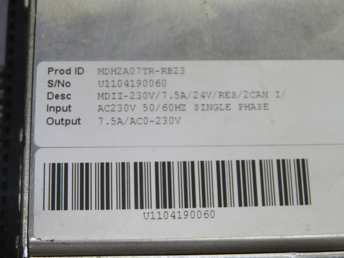 Baldor #MDH2A07TR-RB23, Servo Drive, 7.5 Amps (2 available) - Image 3