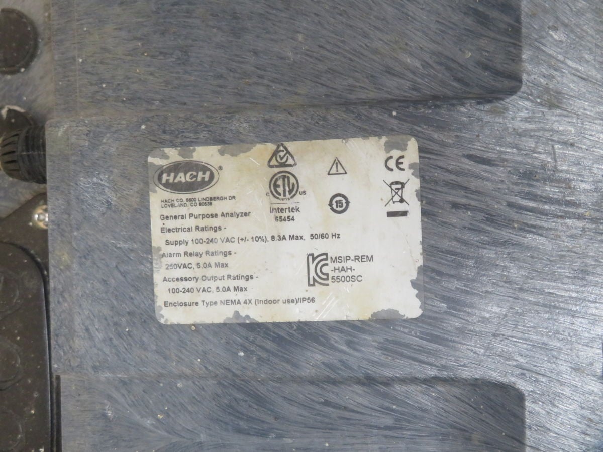 Hach #5500SC-SIO2, silica analyzer, NEMA 4X/IP66 - Image 6
