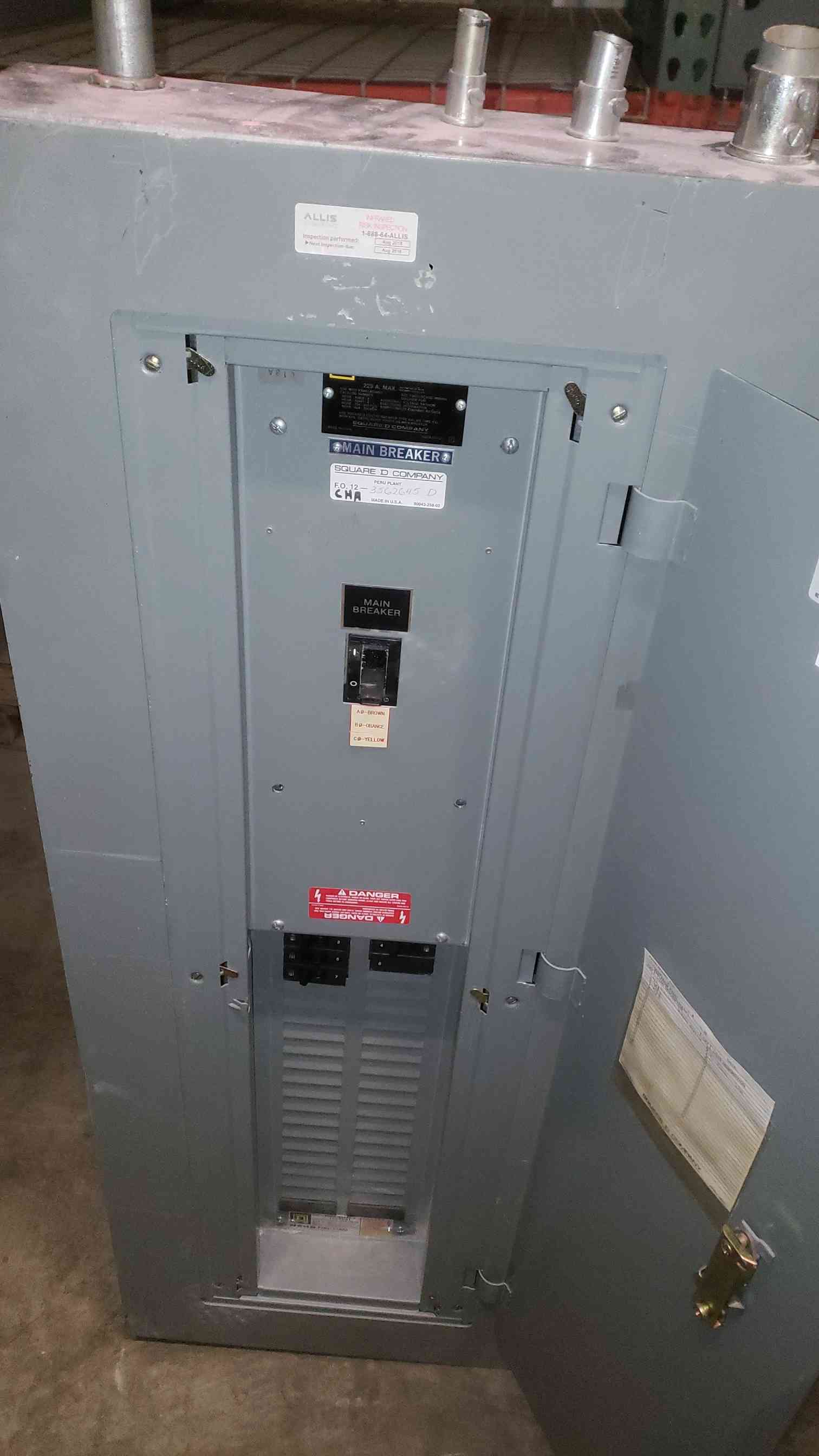Square D, NEHB-42441-2, Panelboard, 480Y/277V, w/ Main & Circuit Breakers - Image 3