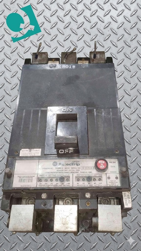 1200 Amp GE #TKR4612, 3 Pole, 600VAC, Molded Case Circuit Breaker - Image 1