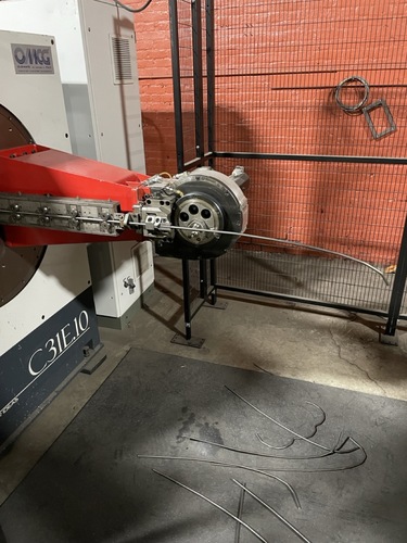 OMCG #31-E10, CNC Wire Bending Machine, Wire Straightener, Decoiler, 2019 - Image 8