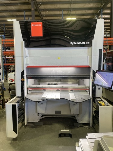 88 Ton, Bystronic #BYBEND-STAR-80/1530, CNC Press Brake, 5' overall, 1570mm 61.8" between housing, 515mm - Image 7