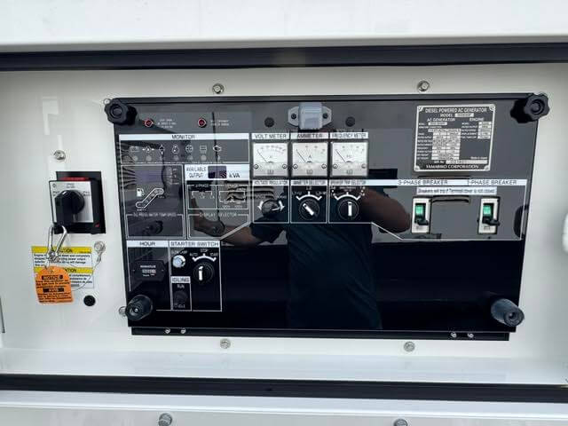 50 KW Shindaiwa #DGK45F, Diesel Generator, 67 HP, Isuzu 4LE2X Engine, Multi Voltage, sound attenuated - Image 10
