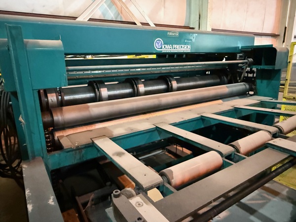 .075" x72" Iowa Precision #SLEAR-2, Cut-To-Length Line, 20,000 lb., 72" coil, 20-24" ID, LR, 20-150 FPM, 2004 - Image 2