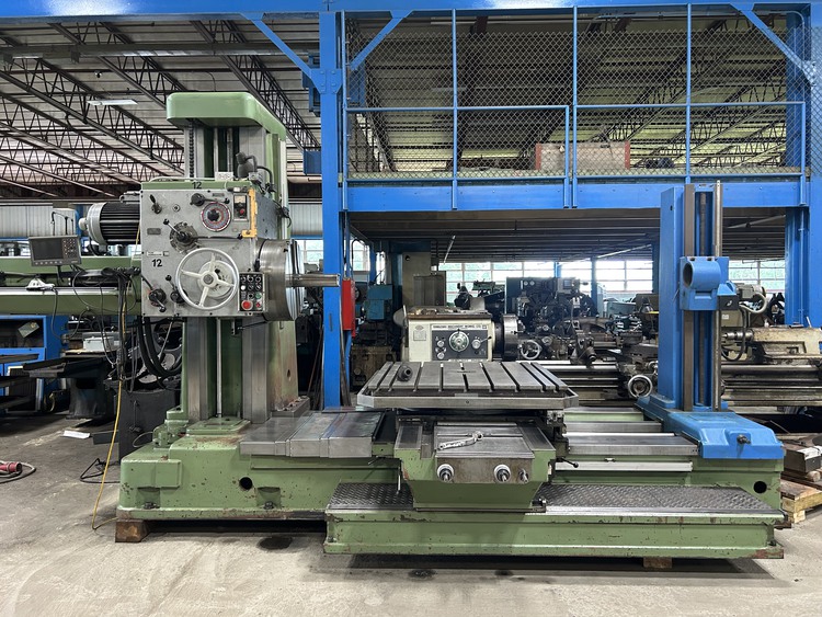 4" Tos #W100A, table type horizontal boring mill, 1994 - Image 2