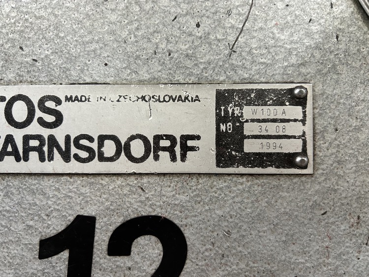4" Tos #W100A, table type horizontal boring mill, 1994 - Image 7