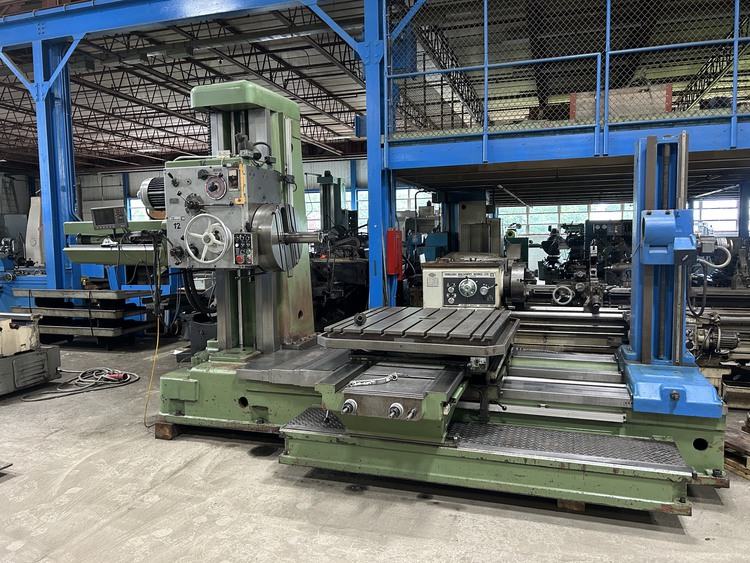 4" Tos #W100A, table type horizontal boring mill, 1994 - Image 8