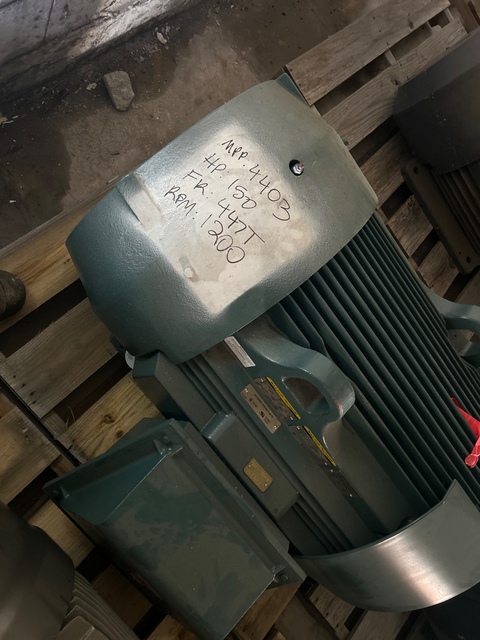 150 HP 1200 RPM Baldor-Reliance, Frame 447T, TEFC, 460 Volts, new - Image 3