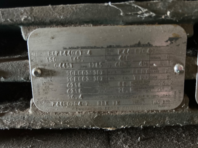 150 HP 1800 RPM RPM, Frame 445T, TEFC, 460 Volts - Image 2