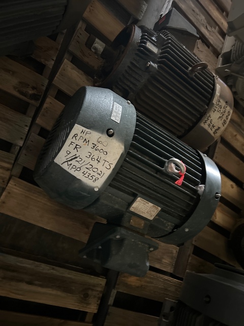 60 HP 3600 RPM Toshiba, Frame 364TS, TEFC, 460 Volts (3 Available), new - Image 9