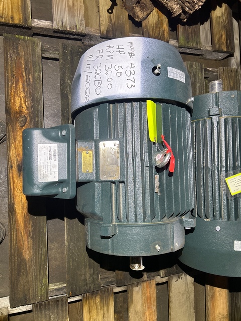 50 HP 3600 RPM Toshiba, Frame 326TSC, TEFC, 460 Volts (2 Available), new - Image 4