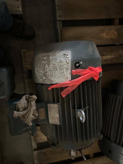 40 HP 1800 RPM Toshiba, Frame 324T, TEFC, 460 Volts, reman. - Image 4