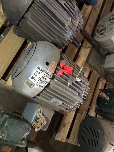 40 HP 1200 RPM Allis-Chalmers, Frame 364T, TEFC, 230/460 Volts, reman. - Image 4