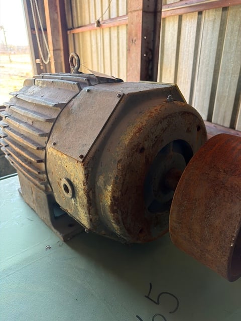 30 HP 1150 RPM General Electric, Frame 326TX, TEFC, 230/460 Volts - Image 4