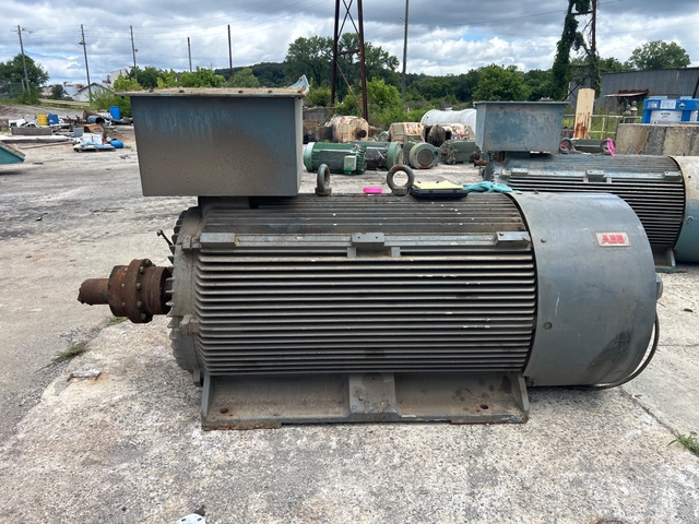 667 HP 300 RPM ABB, Frame AMZ0500LG10 RAM, TEFC, 25 Hz, 460 Volts - Image 6