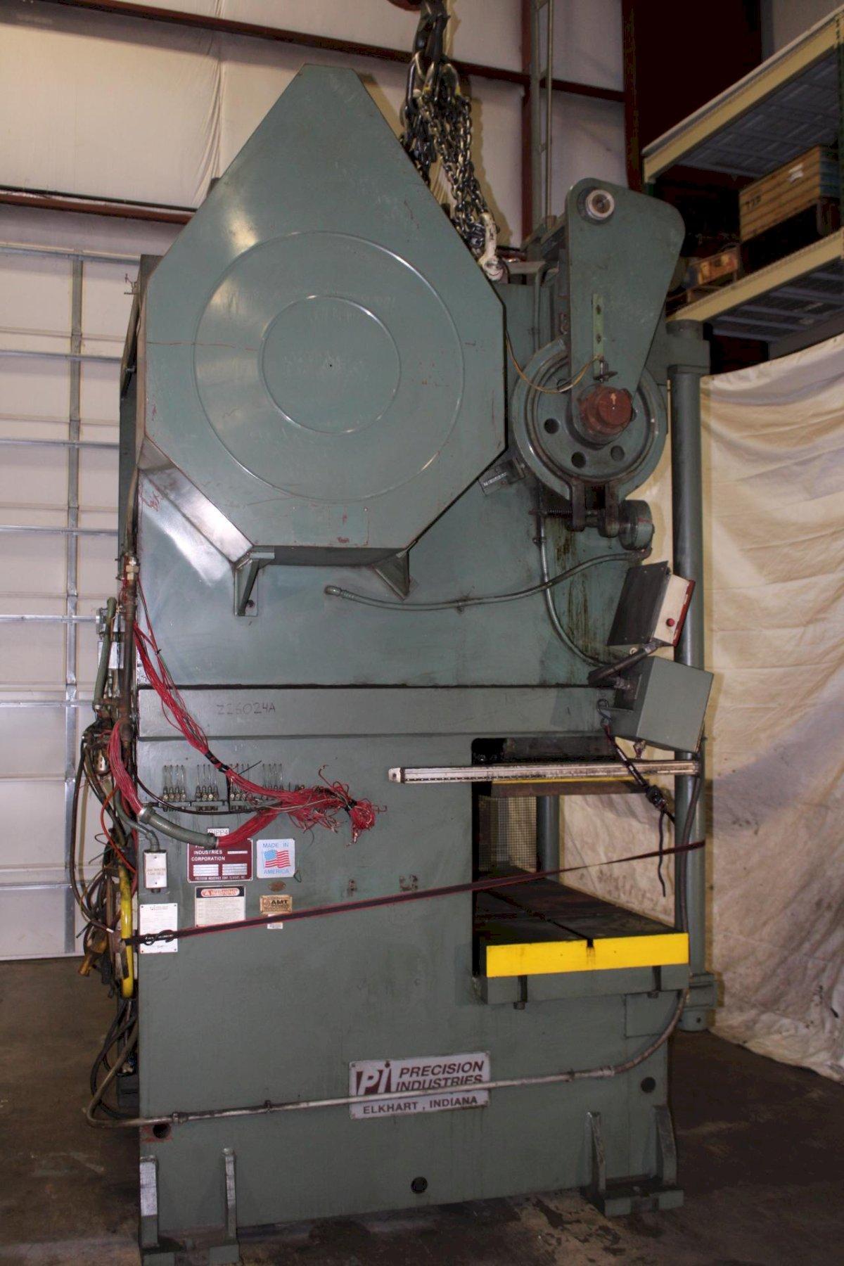 150 Ton, Precision #150 G OBS, gap frame double crank press, 6" stroke, 22.34" Shut Height, 3" adj., 72" x - Image 2