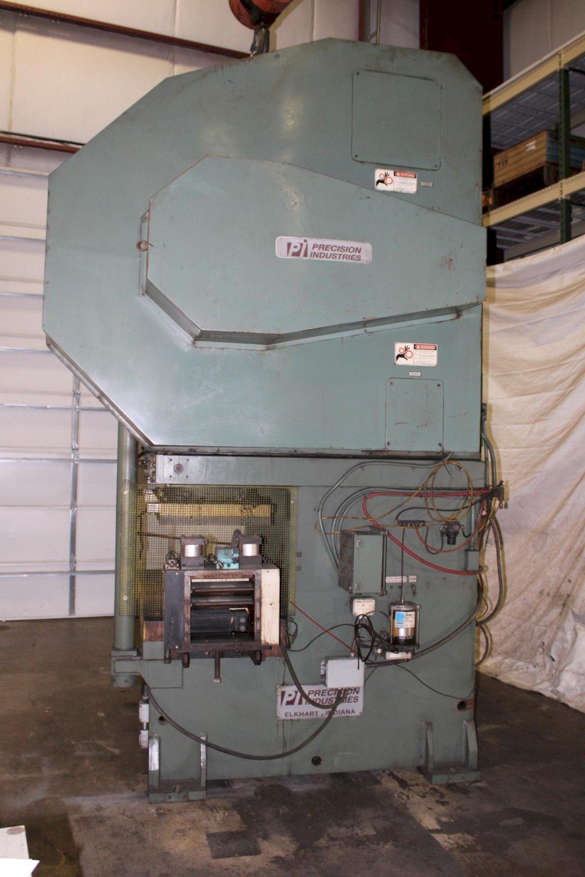 150 Ton, Precision #150 G OBS, gap frame double crank press, 6" stroke, 22.34" Shut Height, 3" adj., 72" x - Image 4