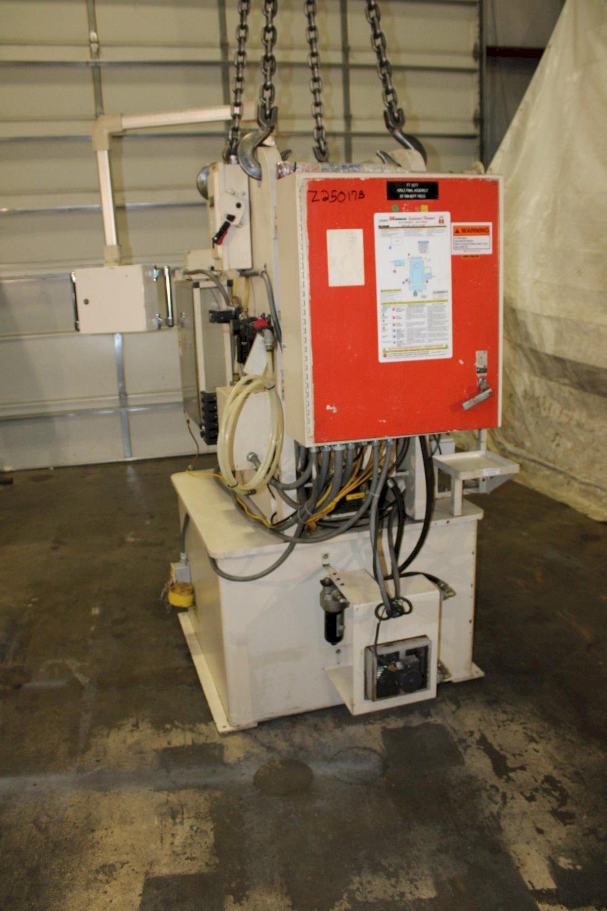 30 Ton, Neff #DF-25-15M, hydraulic press, 7" stroke, 19" daylight, 10" throat, 23.5" x 18" bed, 3000 PSI, 2002 - Image 6
