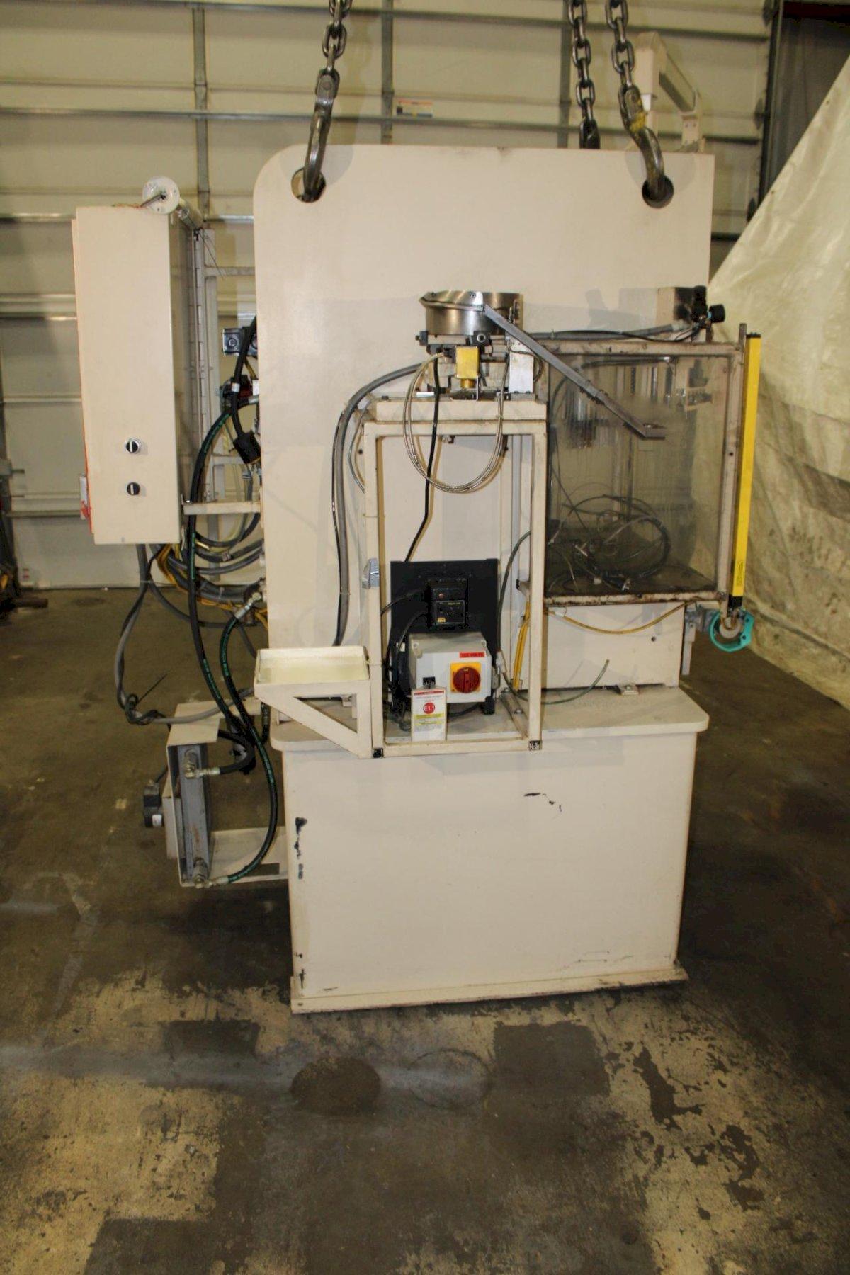 30 Ton, Neff #DF-25-15M, hydraulic press, 7" stroke, 19" daylight, 10" throat, 23.5" x 18" bed, 3000 PSI, 2002 - Image 7