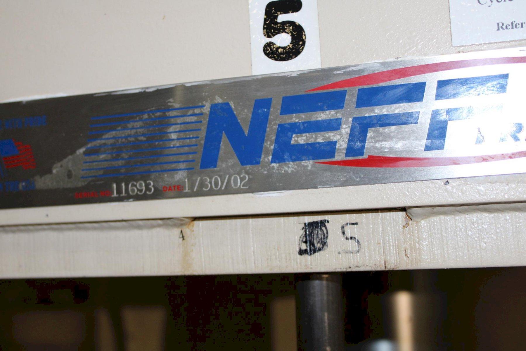 30 Ton, Neff #DF-25-15M, hydraulic press, 7" stroke, 19" daylight, 10" throat, 23.5" x 18" bed, 3000 PSI, 2002 - Image 10