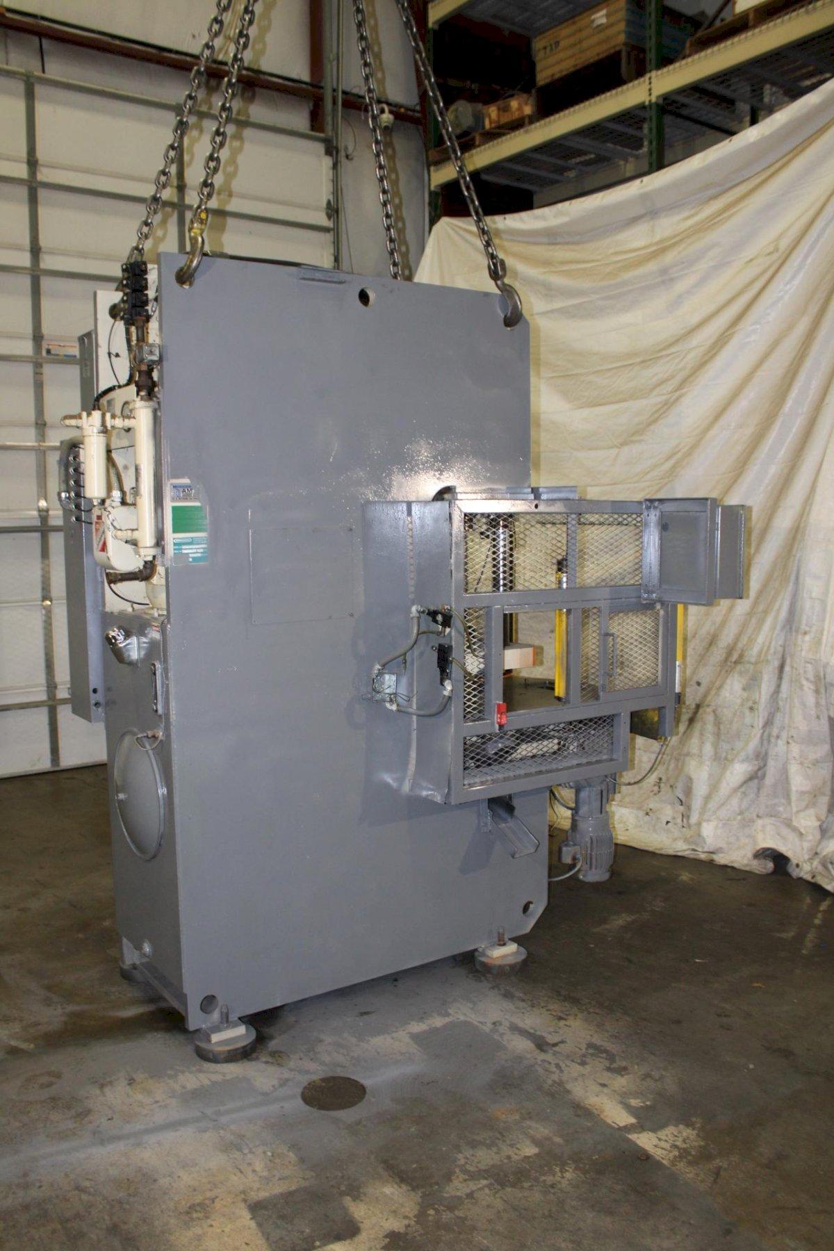 75 Ton, Greenerd #HCA-75-60R8, hydraulic press, 18" stroke, 34" daylight, 13" throat, 32" x 20" bed, 4 post - Image 5