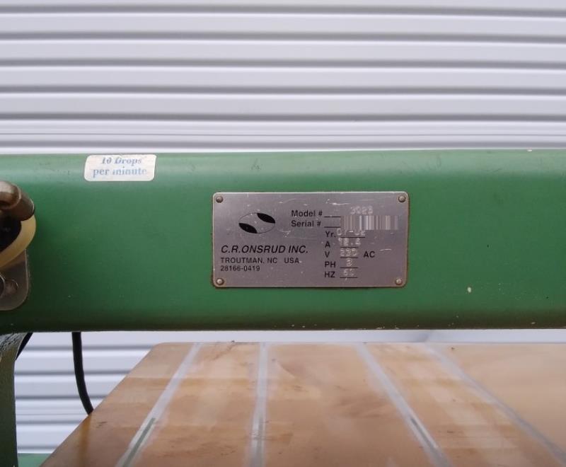 Onsrud #3025, inverted pin router, 30" throat, 5 HP, 20k RPM, 48" x 48" table - Image 3