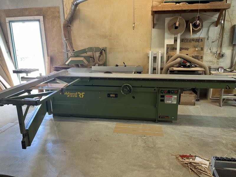 Robland #Z-320, sliding table saw, 126" crosscut capacity, 16" blade, 7.5 HP, 5000 RPM - Image 2