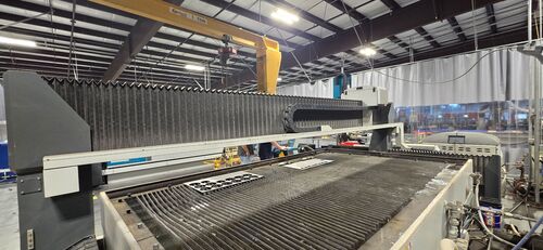 Flow #Mach-500-4020-XD, CNC waterjet, 157" x 78" envelope, 94000 PSI, 50 HP intensifier, 700 IPM, FlowXpert - Image 4