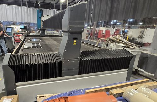 Flow #Mach-500-4020-XD, CNC waterjet, 157" x 78" envelope, 94000 PSI, 50 HP intensifier, 700 IPM, FlowXpert - Image 5