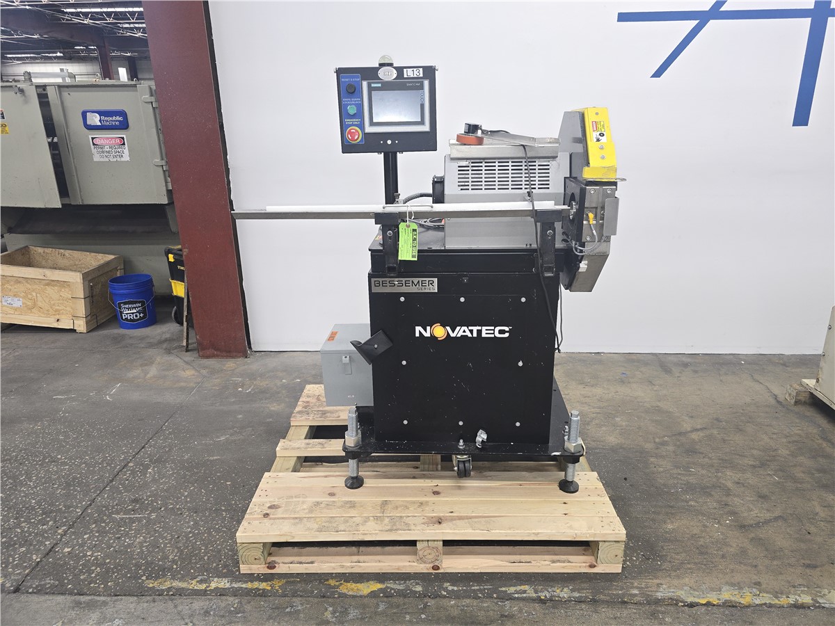 2" Novatec #C-2, fly knife cutter, 12" Stainless Steel cutter head, 1000 RPM max blade, 5 HP, 230/460 V. - Image 1