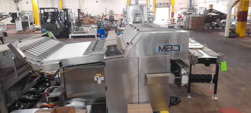 Machine Builders, Place Packer, 56" working width, Baker Perkins wire cut system, cookie production - Image 9