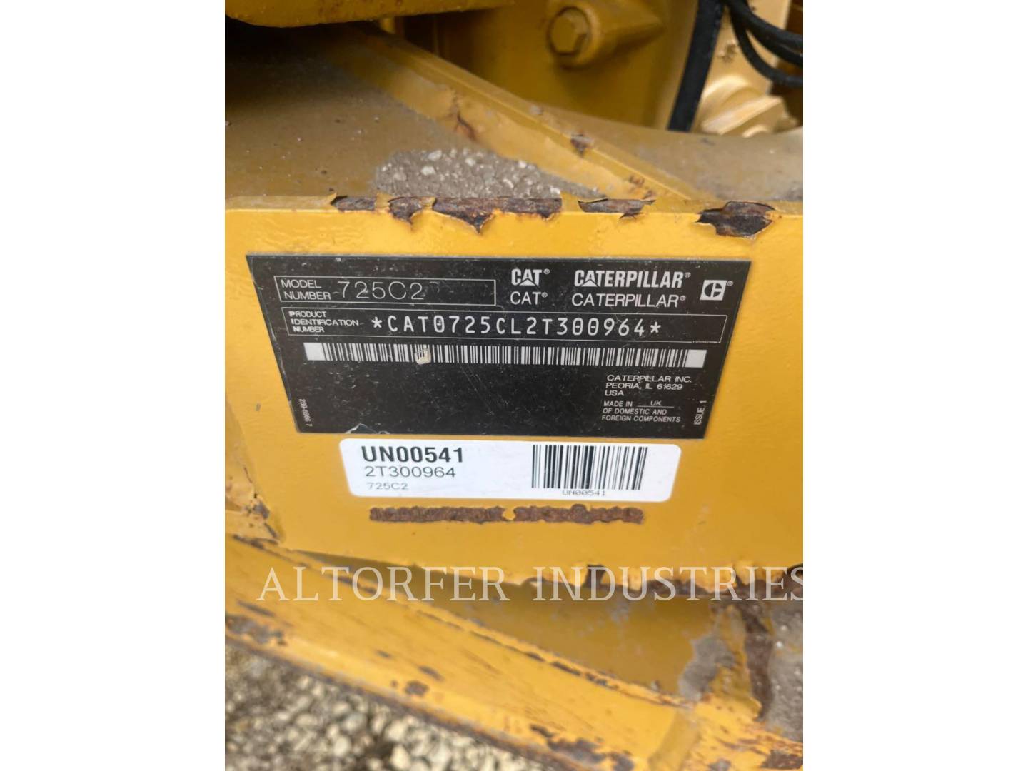 Caterpillar 725C2, Articulated Truck, 6464 hours, S/N: 2T300964, 2019 - Image 6