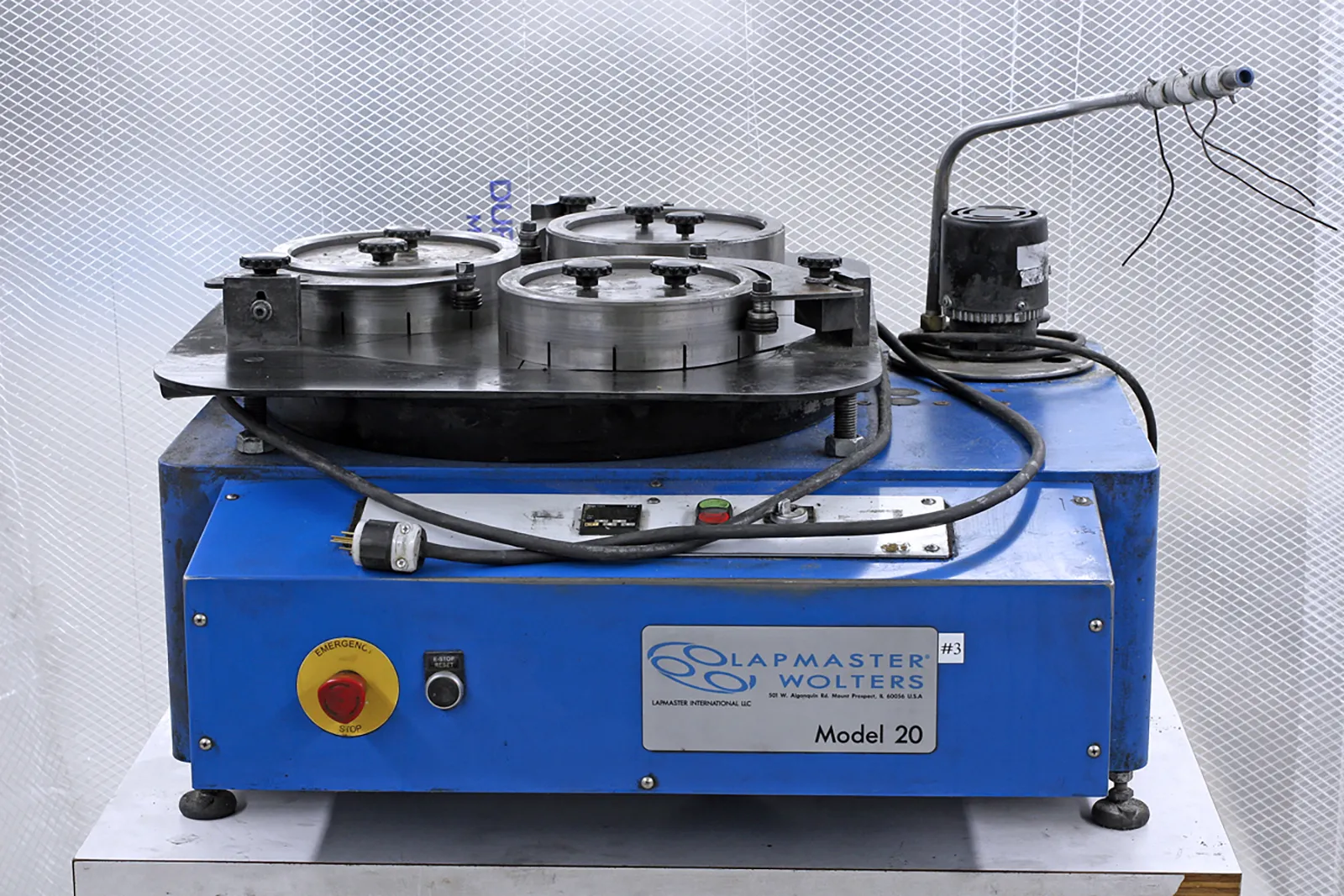 20" Lapmaster #20, bench top lapping machine, 0-70 RPM, 3 ring positions, 1 HP, 120 V., 2013 - Image 1