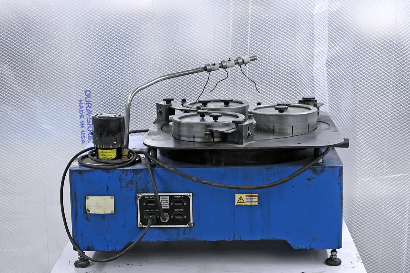 20" Lapmaster #20, bench top lapping machine, 0-70 RPM, 3 ring positions, 1 HP, 120 V., 2013 - Image 3
