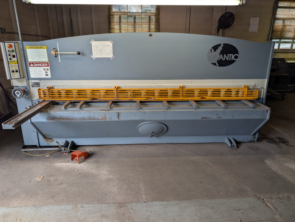1/4" x 10' Atlantic #HDS, Power Squaring Shear, 2002 - Image 1