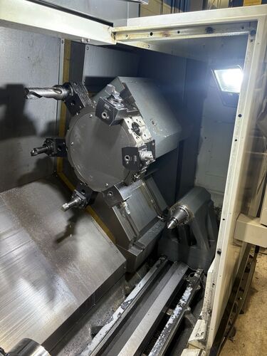 Haas #ST-35Y, CNC lathe, 31.7" swing, 12" chuck, 4" bar, 18" dia., 23" lgth, 4-Axis, rigid tap, live tool - Image 3