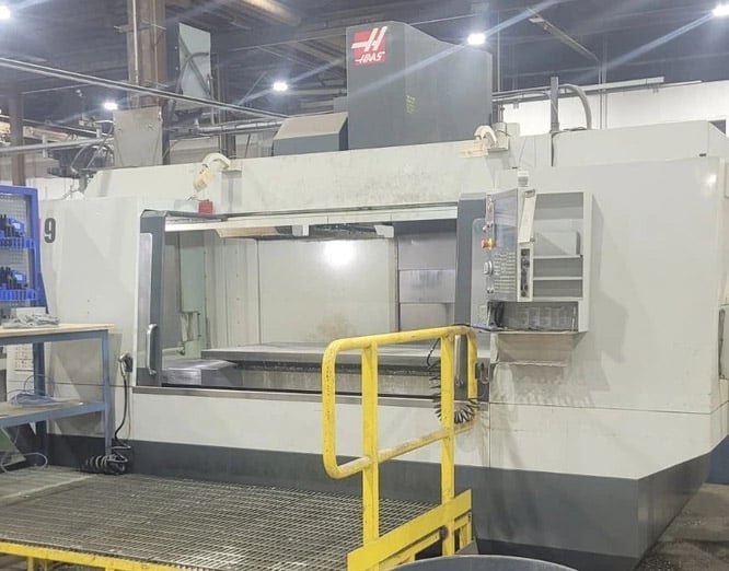 Haas #VF-9/40, CNC vertical machining center with rotary table, 4-Axis, 84" X, 40" Y, 30" Z, 8100 RPM, 24 - Image 1