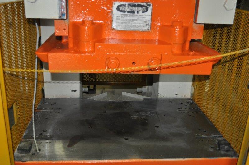 75 Ton, Bliss #C-75, OBI flywheel press, 4" stroke, 15" Shut Height, 3.5" ram adj., 36" x24" bed, 100 SPM - Image 8