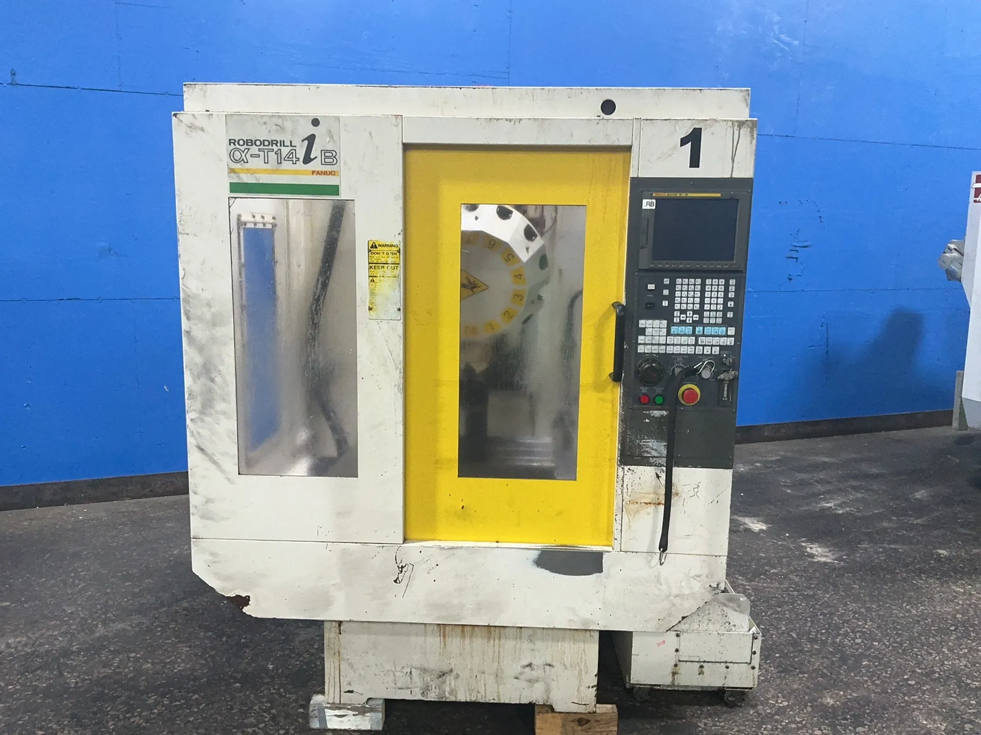 Fanuc #A04B-0078-B101, CNC Drilling and Tapping Center, 15" x 25" capacity, 14 ATC, 2000 - Image 5