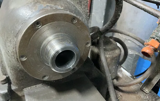 10" x 20" Hardinge #HLV-H, precision lathe, 2" bore, 1.5 HP, tailstock, - Image 7