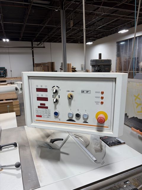 Casadei #Xe-Nia-40, Sliding Tablesaw, 15 HP, 16" blade, digital read out, 2018 - Image 1