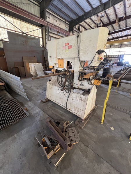 6" x 6" x 1/2" Geka #110SD, Ironworker, 120 Ton, 16" x40" table, 24" throat, 24" blade - Image 2