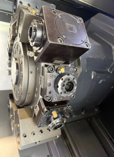 Daewoo Doosan Puma #400B, CNC Lathe, 30.3" swing, 22" diameter x 41.3" L max, 5.2" bore, 2k RPM, tool preset - Image 7