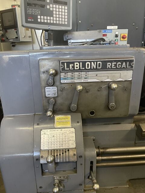 17" x 69" Leblond #17-Regal, Engine Lathe, 11" swing over cross slide, 1-1/2" bore, 25-1000 RPM, 5 HP, inch - Image 4