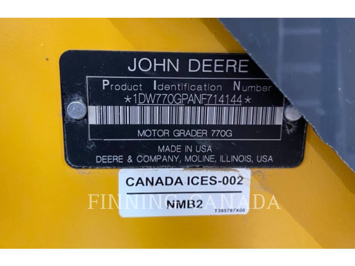 John Deere 770GP, Motor Grader, 4123 hours, S/N: 1DW770GPANF714144, 2022 - Image 6