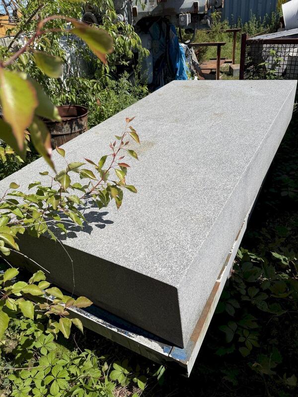 48" x 96" x 12" Granite Surface Combustion plate with stand - Image 1