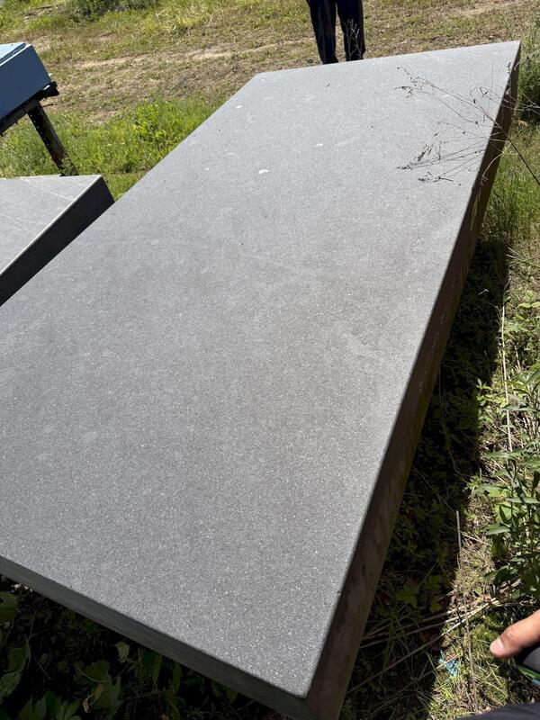 48" x 96" x 10" Granite Surface Combustion plate with stand - Image 2